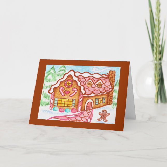 Carte Maison en Pain d'Épice (Devant)