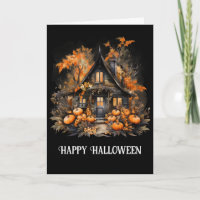 Maison hantée avec Halloween Citrouille