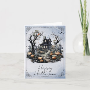 Carte Maison hantée d'Halloween