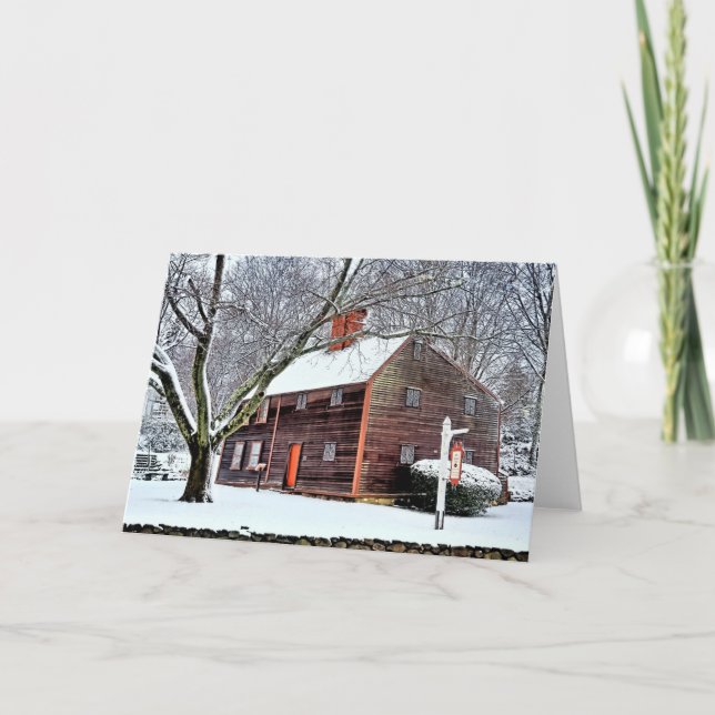 Carte Maison Jabez Howland à Plymouth MA (Devant)