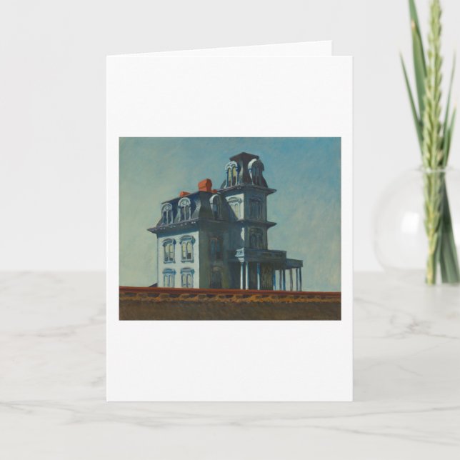 Carte Maison par le chemin de fer - Edward Hopper (Devant)