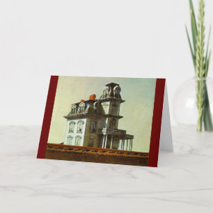 Carte Maison par le chemin de fer - Edward Hopper 1925