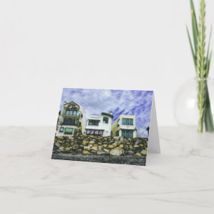 Carte Maisons de plage en bord de mer