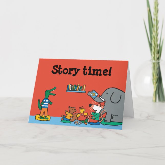 Carte Maisy et ses amis rient à l'heure de l'histoire (Devant)