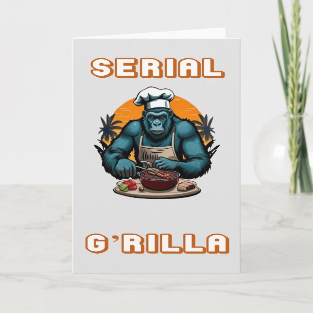 Carte Maître Serial G'rilla BBQ Grilleur Amusement Calem (Devant)