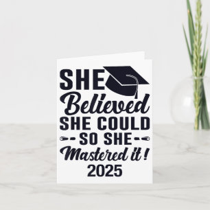 Carte Maîtrise Il 2025 Masters Diplôme Graduat