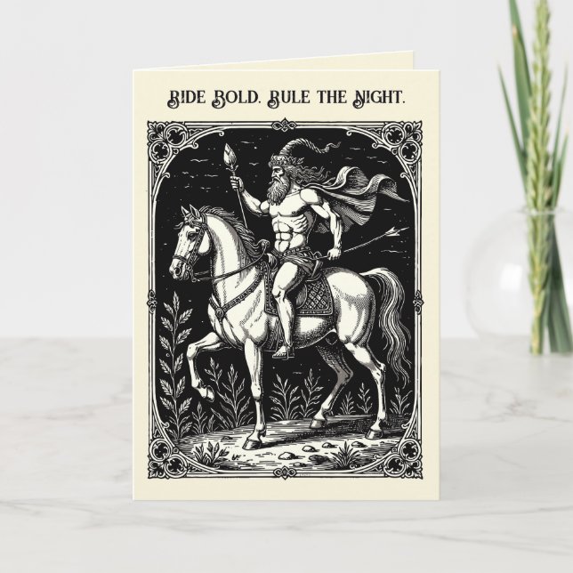 Carte Majesté guerrière du démon Bathin (Devant)