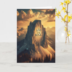 Carte Majestic Mountain : Le Seigneur Est Mon Rocher