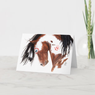 Carte Majestic Peint Pony Horse par BiHrLe
