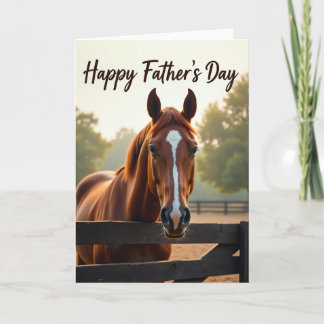Carte Majestic Steed Fathers Day Card