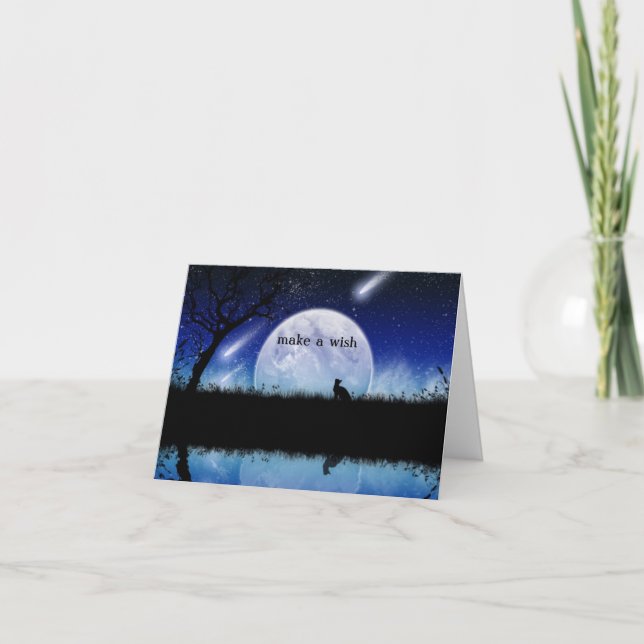 Carte Make a Wish on a Star Birthday Card (Devant)