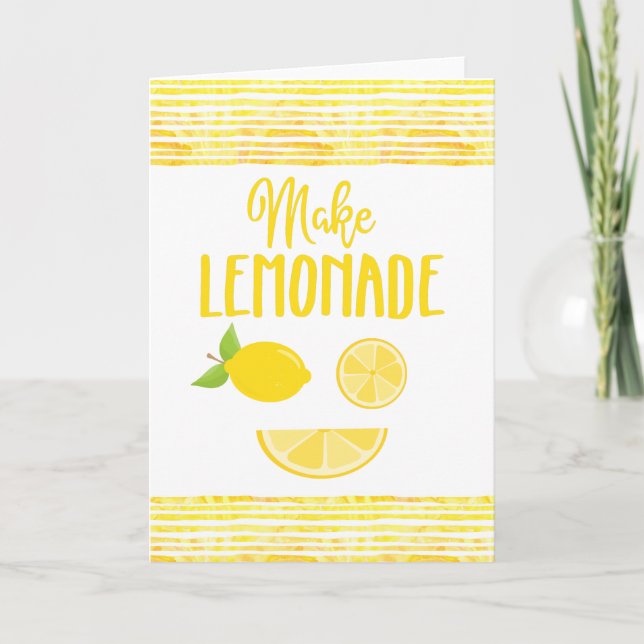 Carte Make Lemonade (Devant)