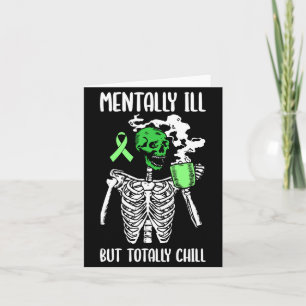 Carte Malade mental mais tranquille sensibilisation à la