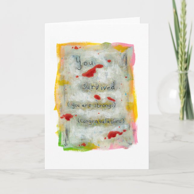 Carte Maladie curative de traumatisme d'art d'espoir de (Devant)