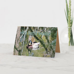 Carte Mallard sur l'étang 2- customisez toute occasion