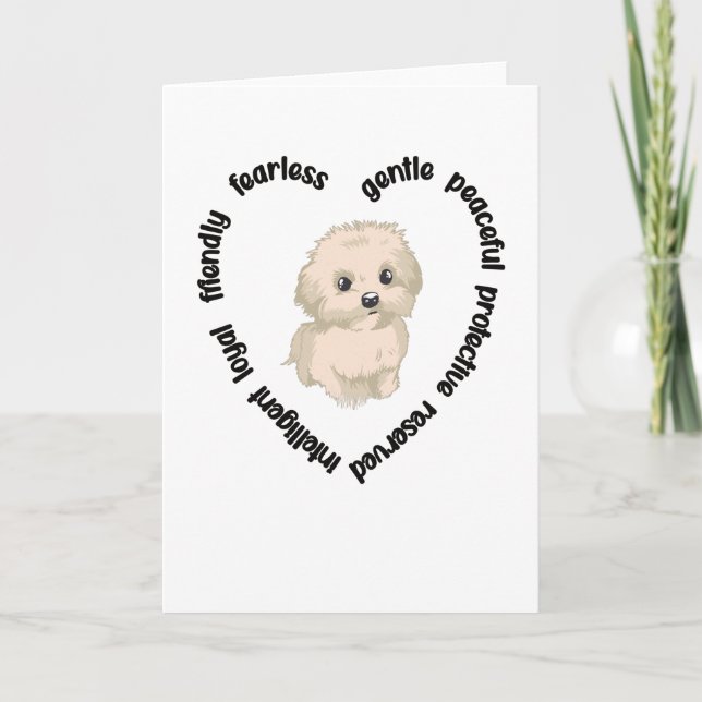Carte Maltipoo Dog Lover Maltipoo (Devant)