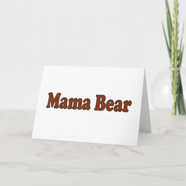 Carte Mama Bear (Devant)