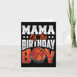 Carte Mama Bysketbyll Birthday Boy Family Byller B-day P