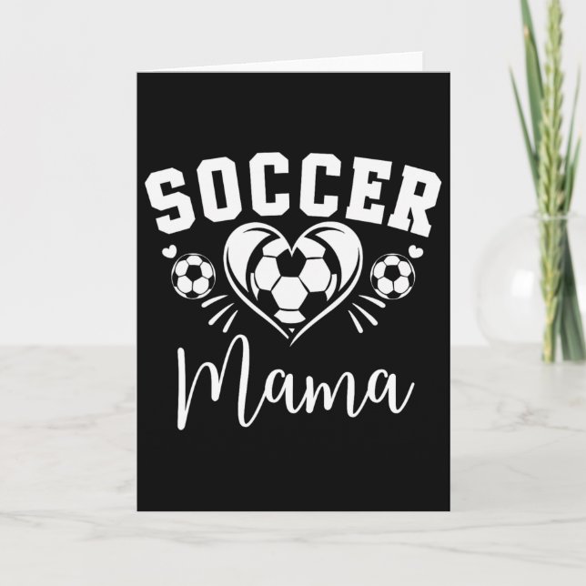 Carte Mama de foot cœur de foot  (Devant)