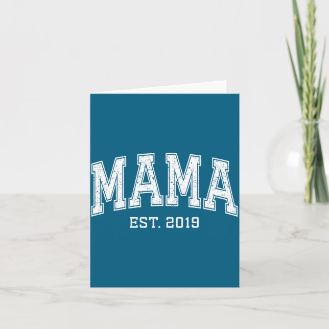 Carte Mama Est 2019 Mom D Mothers Day Ized  (Devant)