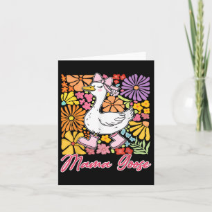 Carte Mama Goose Coquette Fête des mères Goose Lover