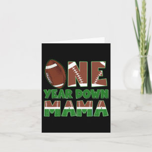 Carte Mama Of The Birthday Boy 1er Year Down Birthday Fo