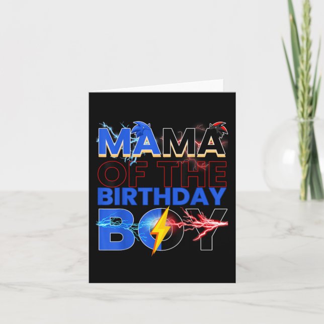 Carte Mama Of The One-a-saurus 1st Birthday Boy Dinosaur (Devant)
