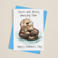 Maman absolument incroyable Fête des mères Loutre