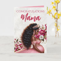 Maman afro-américaine attend bébé Rose & Or