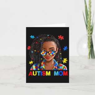 Carte Maman Afro Américaine Noire Autisme Afro Sensibili