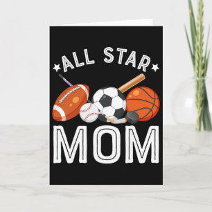 Carte Maman All Star Du Garçon D'anniversaire Sketll Foo