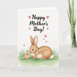 Carte Maman Amour à pois