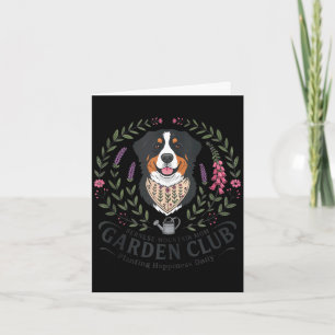 Carte maman bernois des montagnes club de jardin fête de