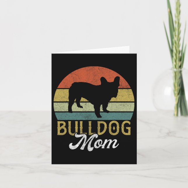 Carte Maman Bouledogue Français  (Devant)