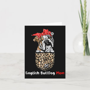 Carte Maman Bouledogue Pocket Maman Bouledogue Fête des