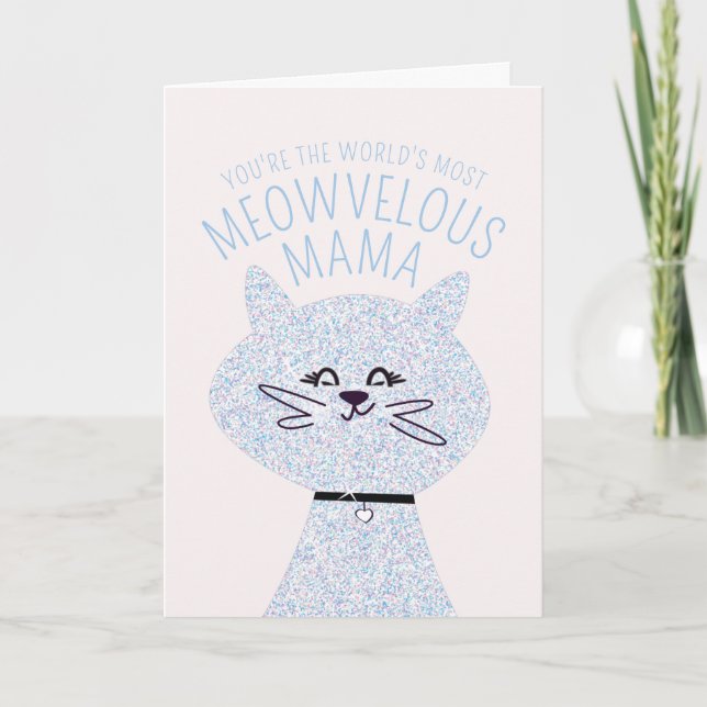 Carte Maman Chat Magnifique (Devant)
