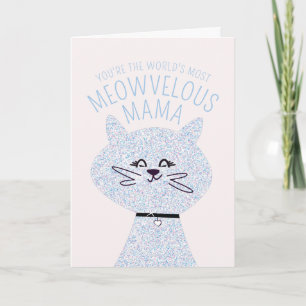 Carte Maman Chat Magnifique