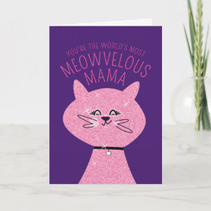 Carte Maman Chat Magnifique