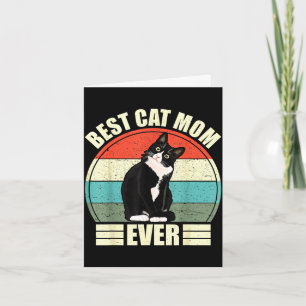 Carte Maman chat pour toujours t-shirt drôle fête des mè