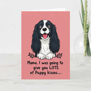 Carte "Maman Chien Beaucoup De Bisous"
