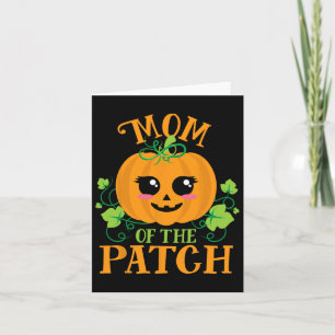 Carte Maman Citrouille du Patch Ensemble Familial Assort