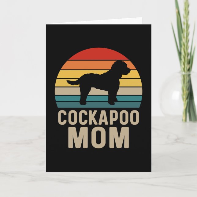 Carte Maman Cockapoo (Devant)