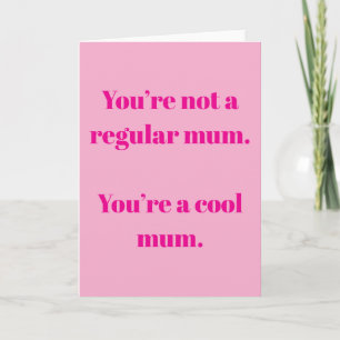 Carte Maman cool