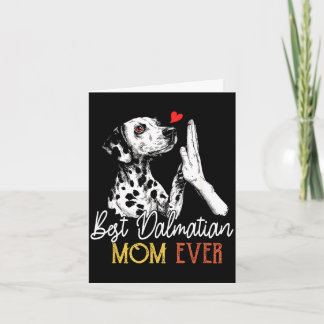 Carte Maman dalmate drôle maman chien fête des mères
