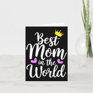 Carte Maman dans le monde t-shirt drôle femmes mères ado