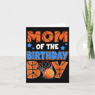 Carte Maman De Baseball Du Garçon D'anniversaire Famille