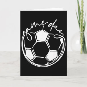 Carte Maman de foot du jour de match