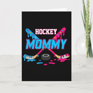 Carte Maman de hockey Crème glacée qui coule Garçons Hoc