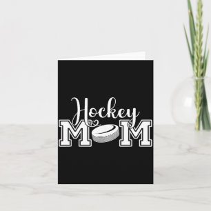 Carte Maman de hockey Maman jeu Fête des mères Rétro Fem