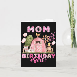 Carte Maman de la fille qui fête son anniversaire 1er an